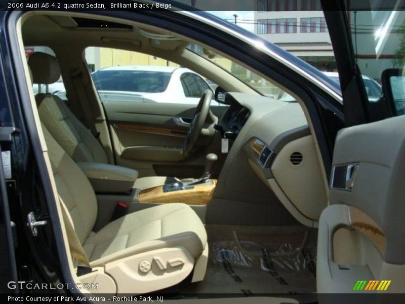 Brilliant Black / Beige 2006 Audi A6 4.2 quattro Sedan