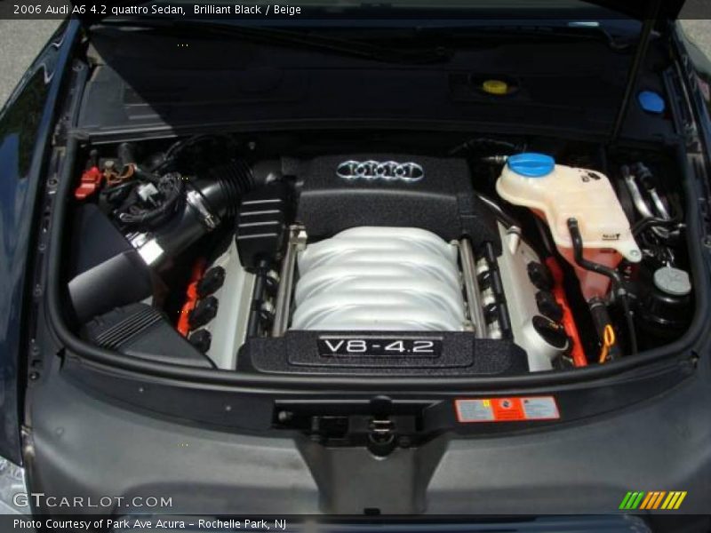 Brilliant Black / Beige 2006 Audi A6 4.2 quattro Sedan