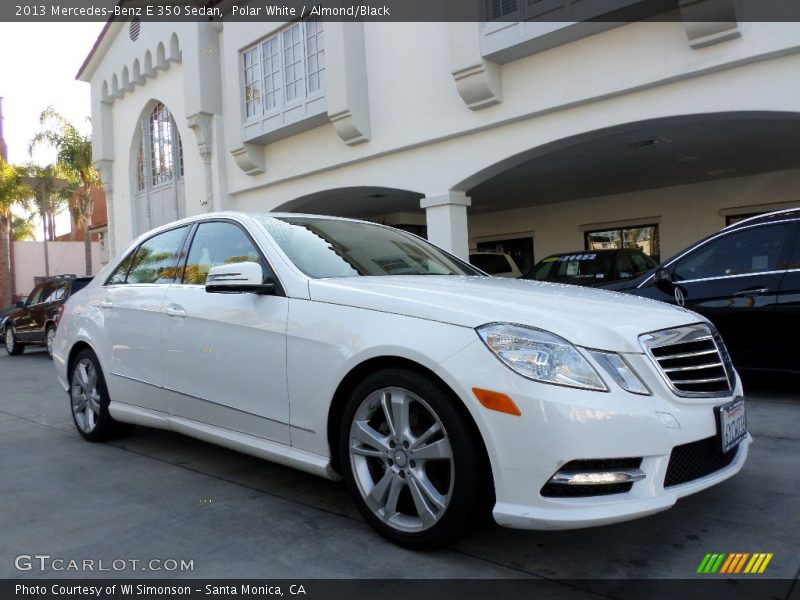 Polar White / Almond/Black 2013 Mercedes-Benz E 350 Sedan