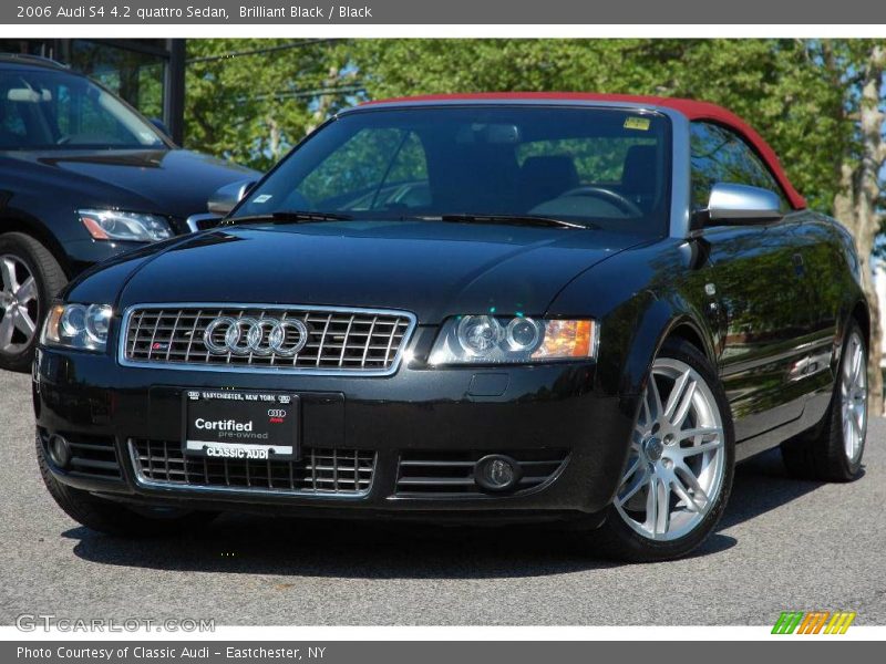 Brilliant Black / Black 2006 Audi S4 4.2 quattro Sedan