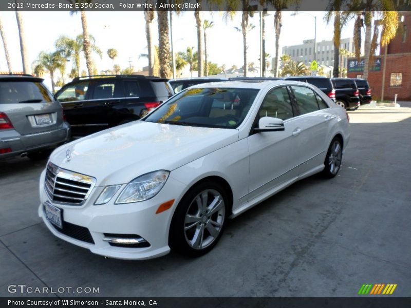 Polar White / Almond/Black 2013 Mercedes-Benz E 350 Sedan