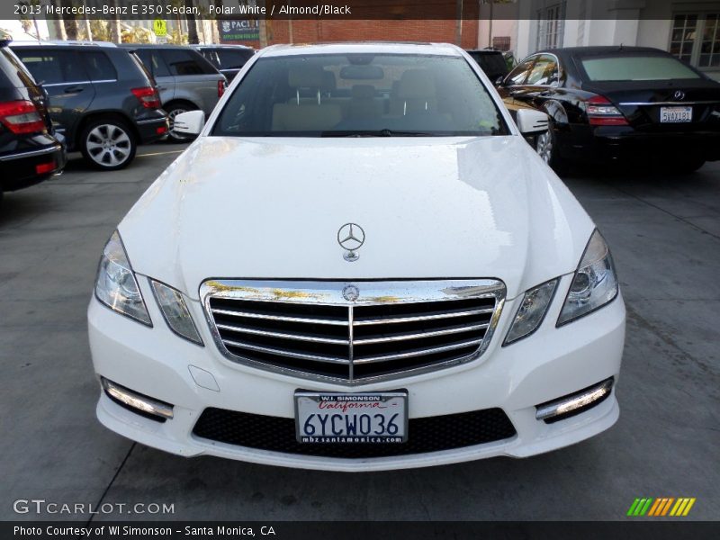 Polar White / Almond/Black 2013 Mercedes-Benz E 350 Sedan