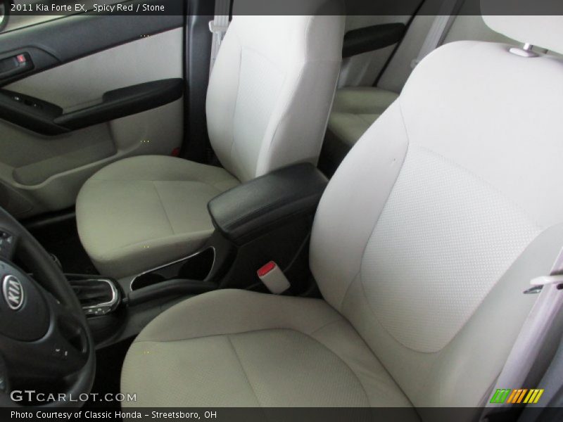 Spicy Red / Stone 2011 Kia Forte EX