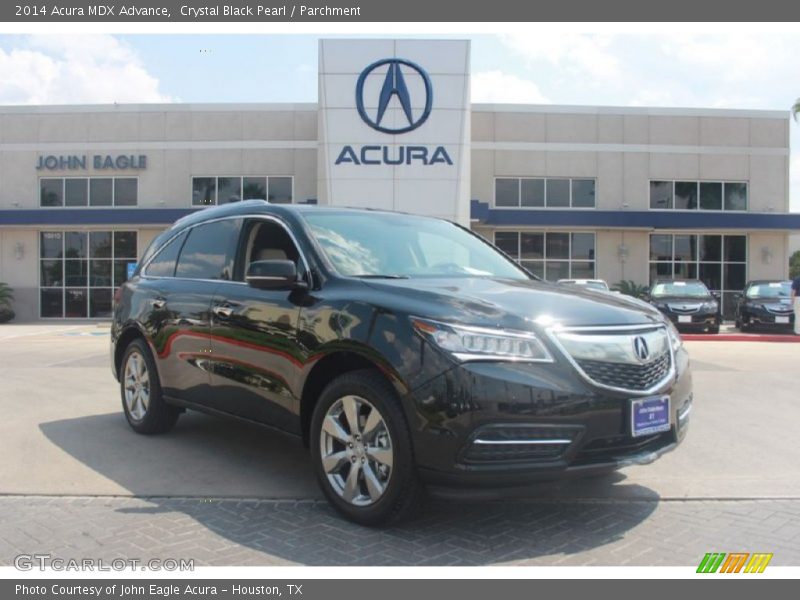 Crystal Black Pearl / Parchment 2014 Acura MDX Advance