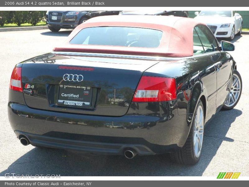 Brilliant Black / Black 2006 Audi S4 4.2 quattro Sedan