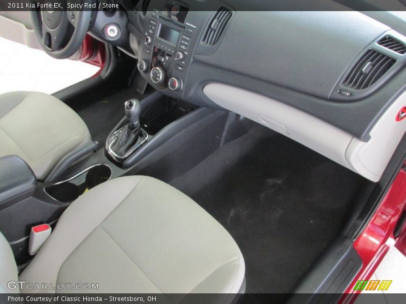 Spicy Red / Stone 2011 Kia Forte EX