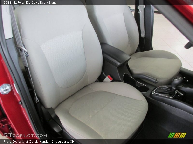 Spicy Red / Stone 2011 Kia Forte EX