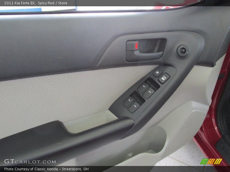 Spicy Red / Stone 2011 Kia Forte EX