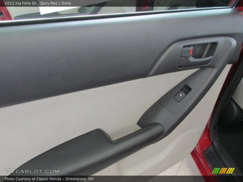Spicy Red / Stone 2011 Kia Forte EX