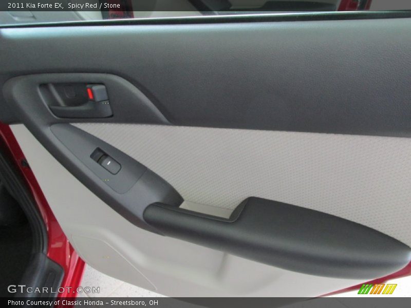 Spicy Red / Stone 2011 Kia Forte EX
