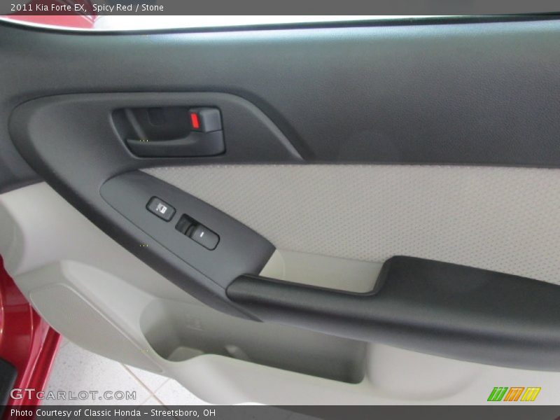 Spicy Red / Stone 2011 Kia Forte EX