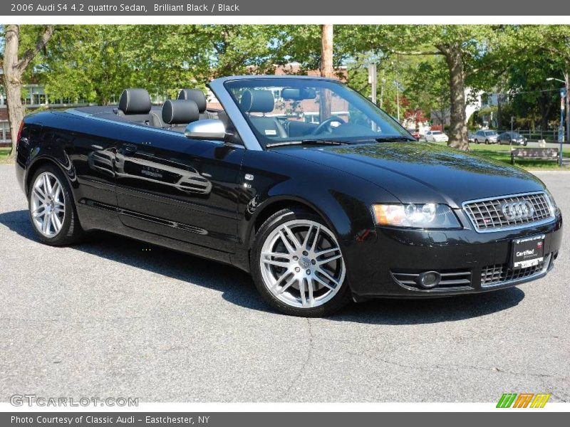 Brilliant Black / Black 2006 Audi S4 4.2 quattro Sedan