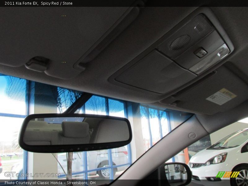 Spicy Red / Stone 2011 Kia Forte EX