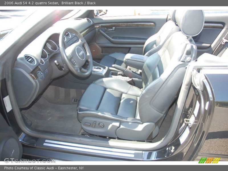 Brilliant Black / Black 2006 Audi S4 4.2 quattro Sedan