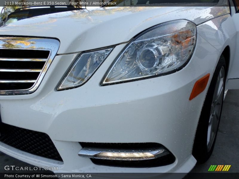 Polar White / Almond/Black 2013 Mercedes-Benz E 350 Sedan