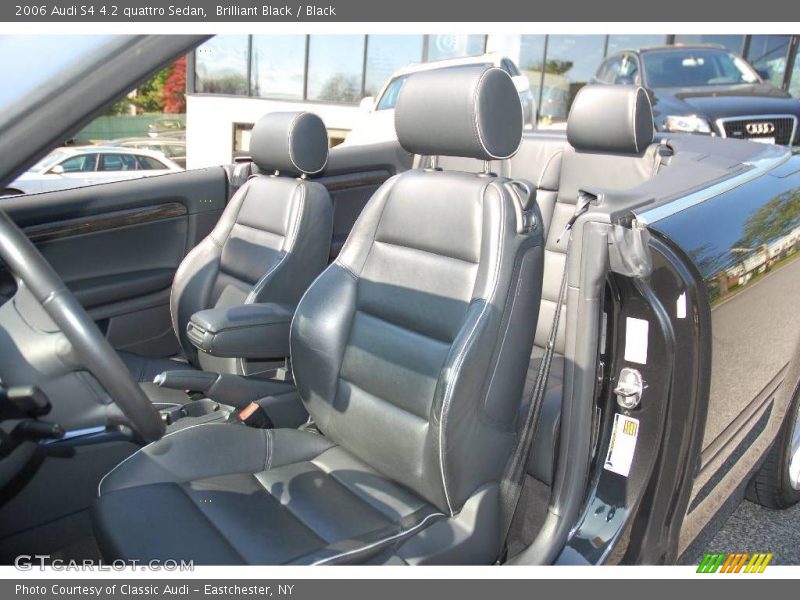 Brilliant Black / Black 2006 Audi S4 4.2 quattro Sedan