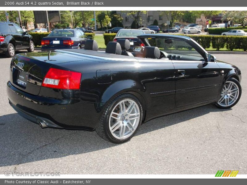 Brilliant Black / Black 2006 Audi S4 4.2 quattro Sedan