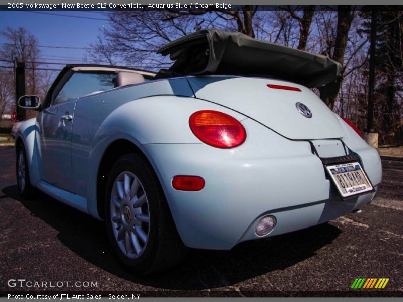 Aquarius Blue / Cream Beige 2005 Volkswagen New Beetle GLS Convertible