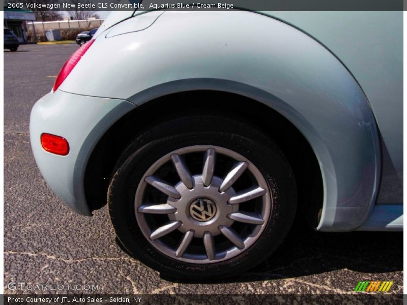 Aquarius Blue / Cream Beige 2005 Volkswagen New Beetle GLS Convertible