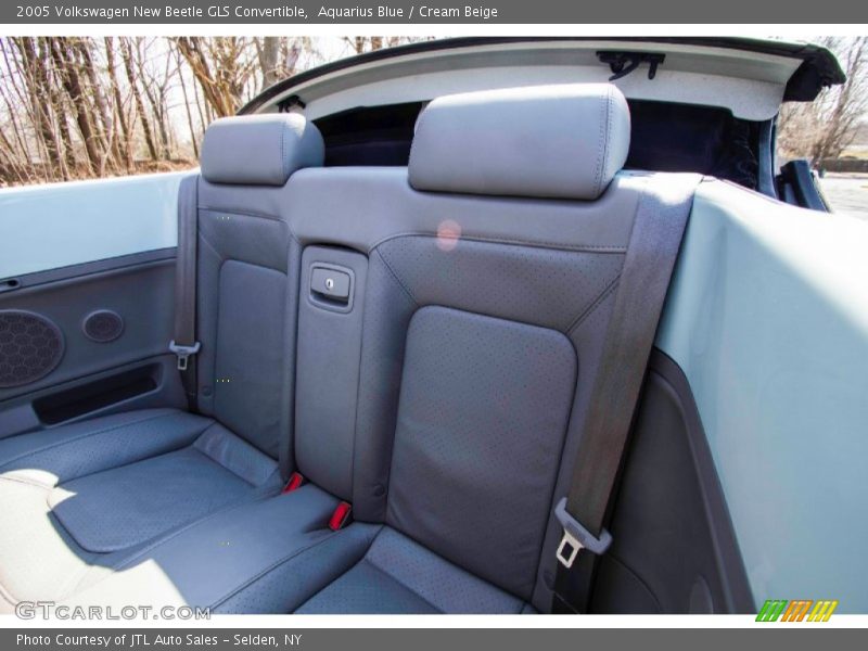 Aquarius Blue / Cream Beige 2005 Volkswagen New Beetle GLS Convertible