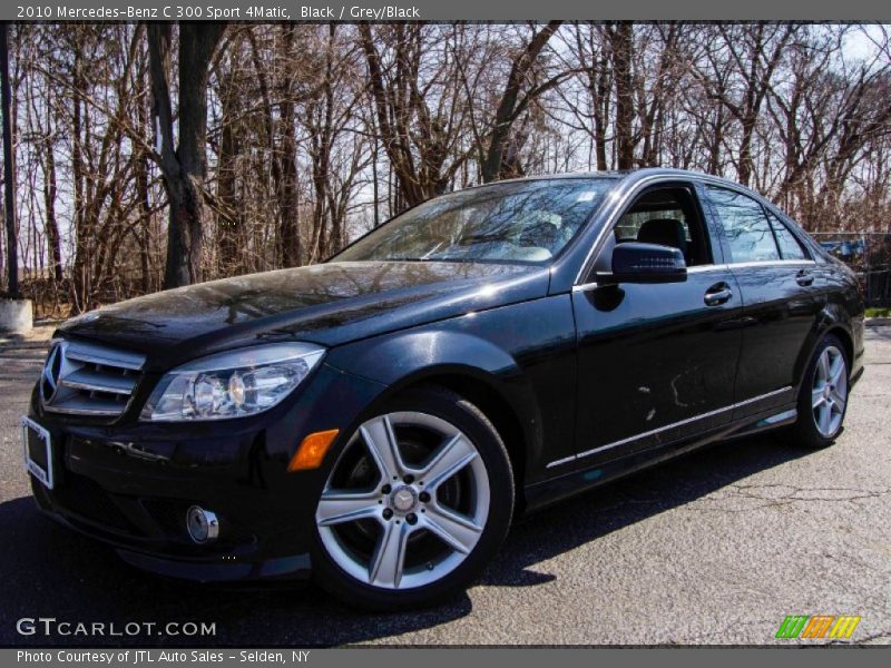 Black / Grey/Black 2010 Mercedes-Benz C 300 Sport 4Matic