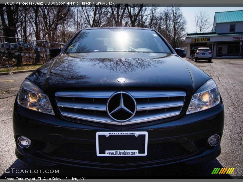 Black / Grey/Black 2010 Mercedes-Benz C 300 Sport 4Matic