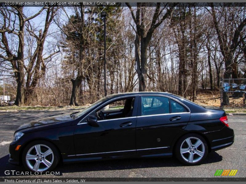 Black / Grey/Black 2010 Mercedes-Benz C 300 Sport 4Matic