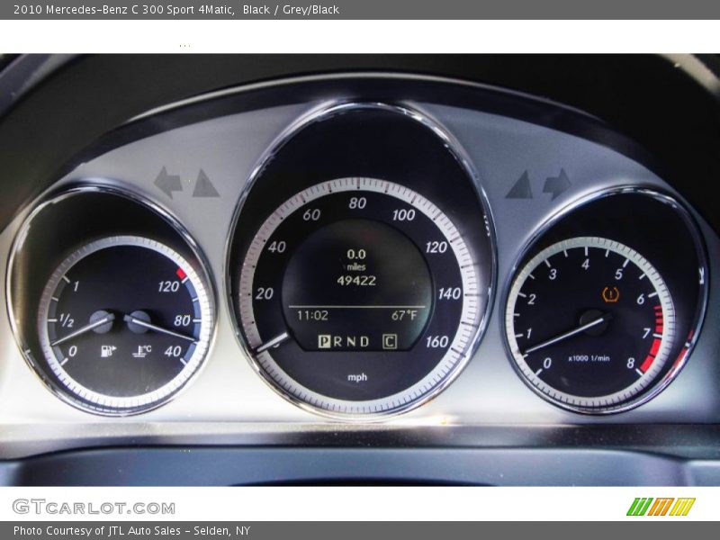 Black / Grey/Black 2010 Mercedes-Benz C 300 Sport 4Matic