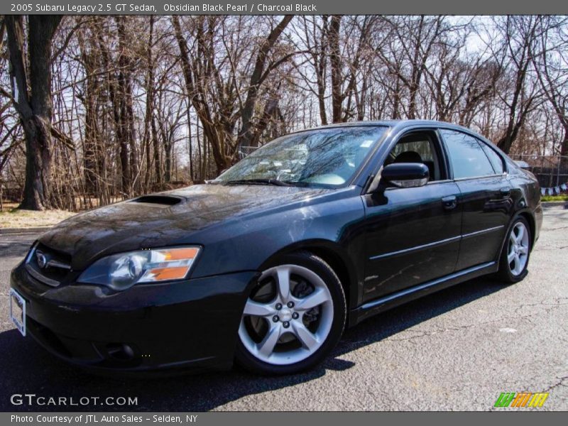 Obsidian Black Pearl / Charcoal Black 2005 Subaru Legacy 2.5 GT Sedan