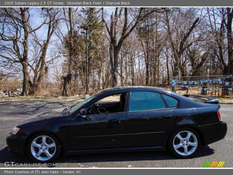 Obsidian Black Pearl / Charcoal Black 2005 Subaru Legacy 2.5 GT Sedan