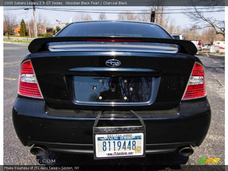 Obsidian Black Pearl / Charcoal Black 2005 Subaru Legacy 2.5 GT Sedan