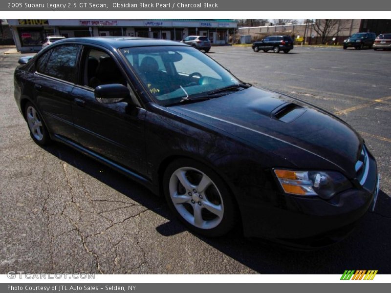 Obsidian Black Pearl / Charcoal Black 2005 Subaru Legacy 2.5 GT Sedan