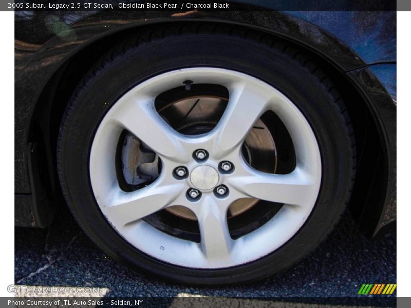 Obsidian Black Pearl / Charcoal Black 2005 Subaru Legacy 2.5 GT Sedan