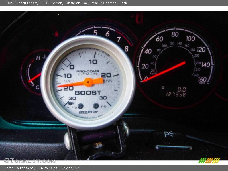 Obsidian Black Pearl / Charcoal Black 2005 Subaru Legacy 2.5 GT Sedan