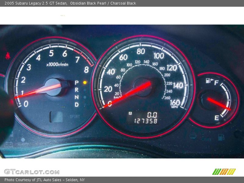 Obsidian Black Pearl / Charcoal Black 2005 Subaru Legacy 2.5 GT Sedan