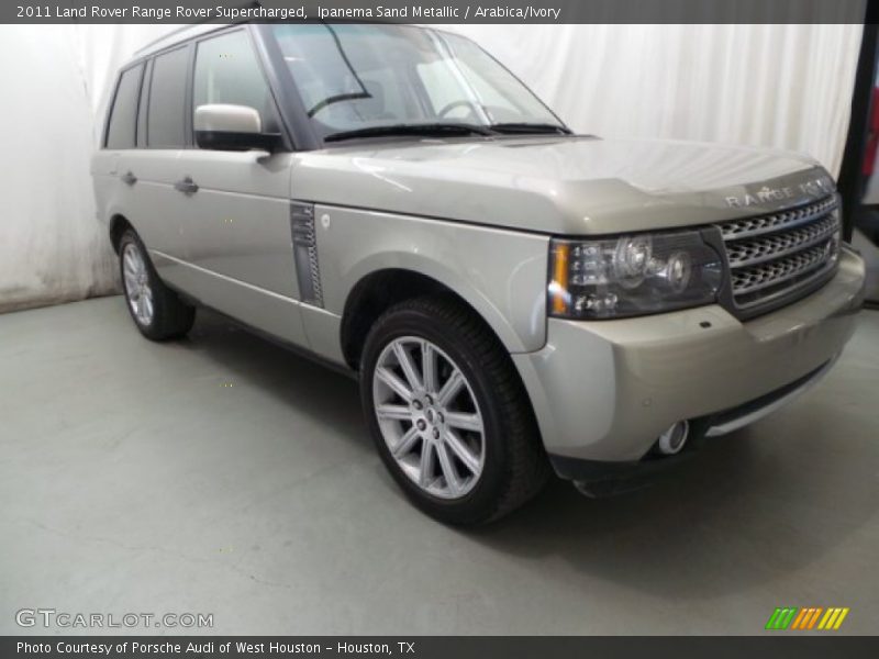 Ipanema Sand Metallic / Arabica/Ivory 2011 Land Rover Range Rover Supercharged
