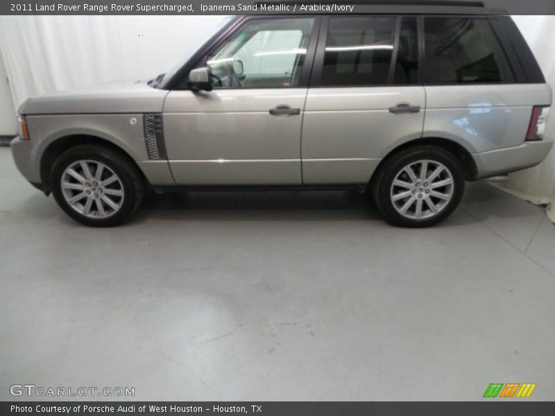 Ipanema Sand Metallic / Arabica/Ivory 2011 Land Rover Range Rover Supercharged