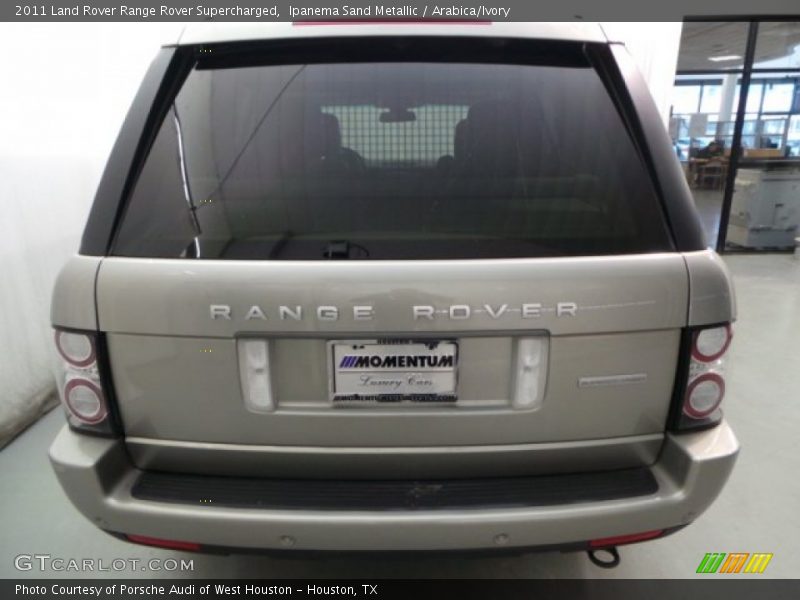 Ipanema Sand Metallic / Arabica/Ivory 2011 Land Rover Range Rover Supercharged