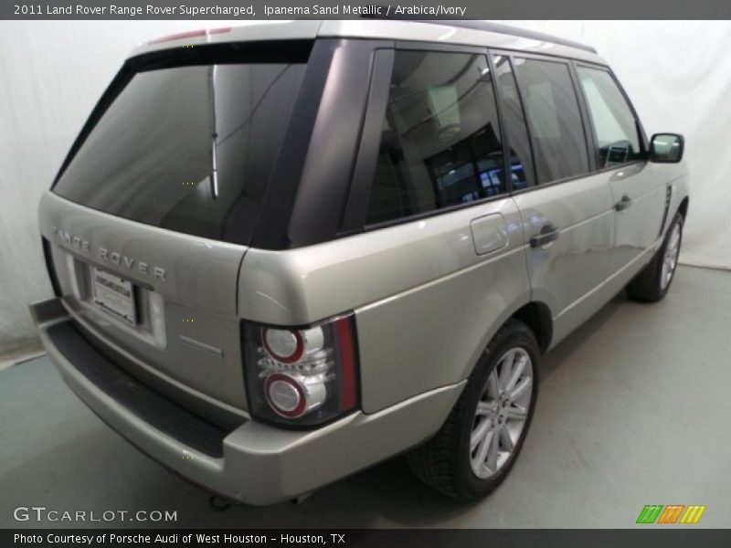 Ipanema Sand Metallic / Arabica/Ivory 2011 Land Rover Range Rover Supercharged