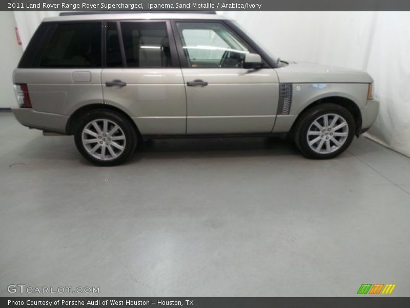 Ipanema Sand Metallic / Arabica/Ivory 2011 Land Rover Range Rover Supercharged