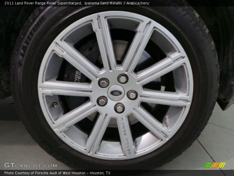 Ipanema Sand Metallic / Arabica/Ivory 2011 Land Rover Range Rover Supercharged