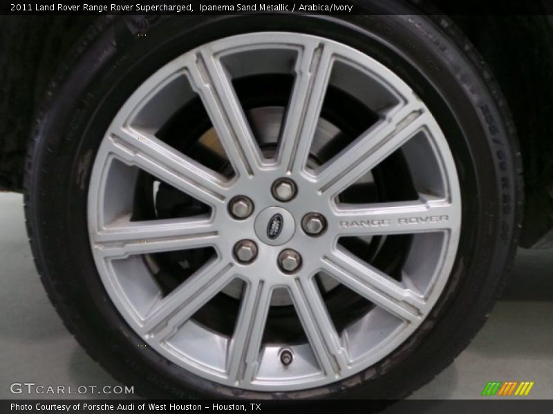 Ipanema Sand Metallic / Arabica/Ivory 2011 Land Rover Range Rover Supercharged