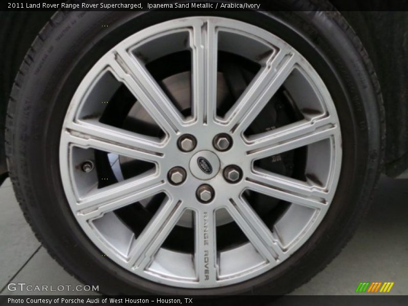 Ipanema Sand Metallic / Arabica/Ivory 2011 Land Rover Range Rover Supercharged