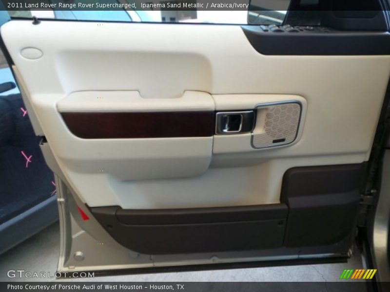 Ipanema Sand Metallic / Arabica/Ivory 2011 Land Rover Range Rover Supercharged