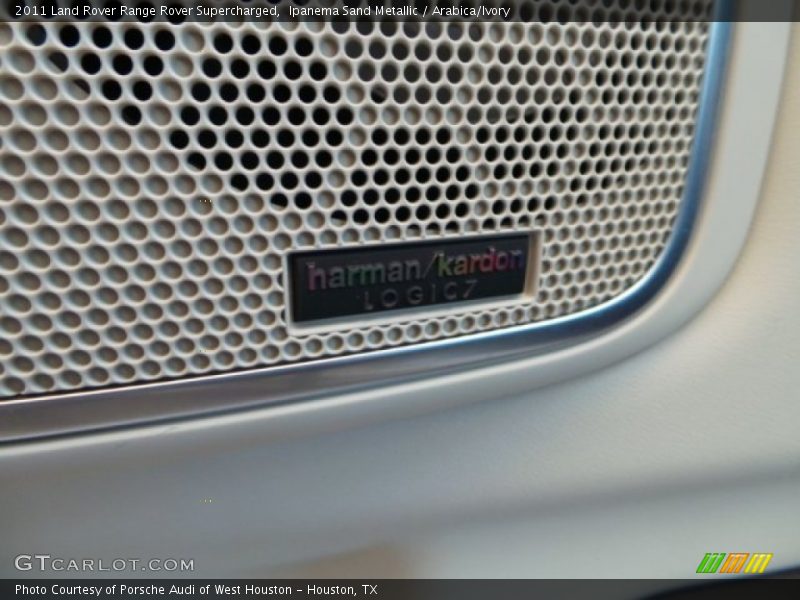 Ipanema Sand Metallic / Arabica/Ivory 2011 Land Rover Range Rover Supercharged