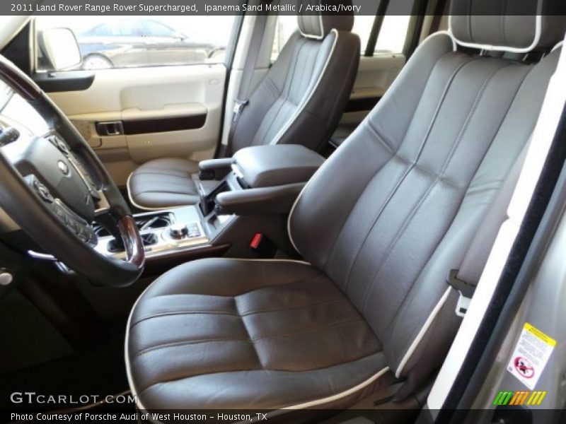 Ipanema Sand Metallic / Arabica/Ivory 2011 Land Rover Range Rover Supercharged