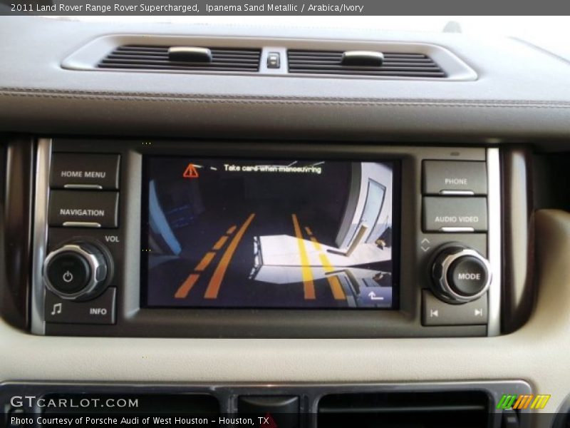 Ipanema Sand Metallic / Arabica/Ivory 2011 Land Rover Range Rover Supercharged