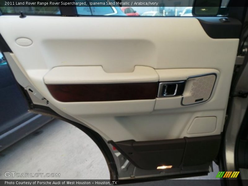 Ipanema Sand Metallic / Arabica/Ivory 2011 Land Rover Range Rover Supercharged