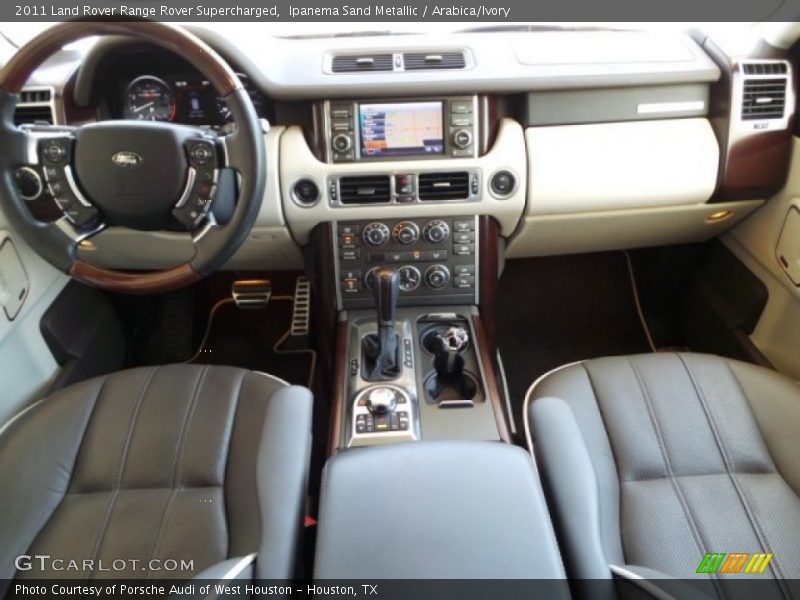 Ipanema Sand Metallic / Arabica/Ivory 2011 Land Rover Range Rover Supercharged