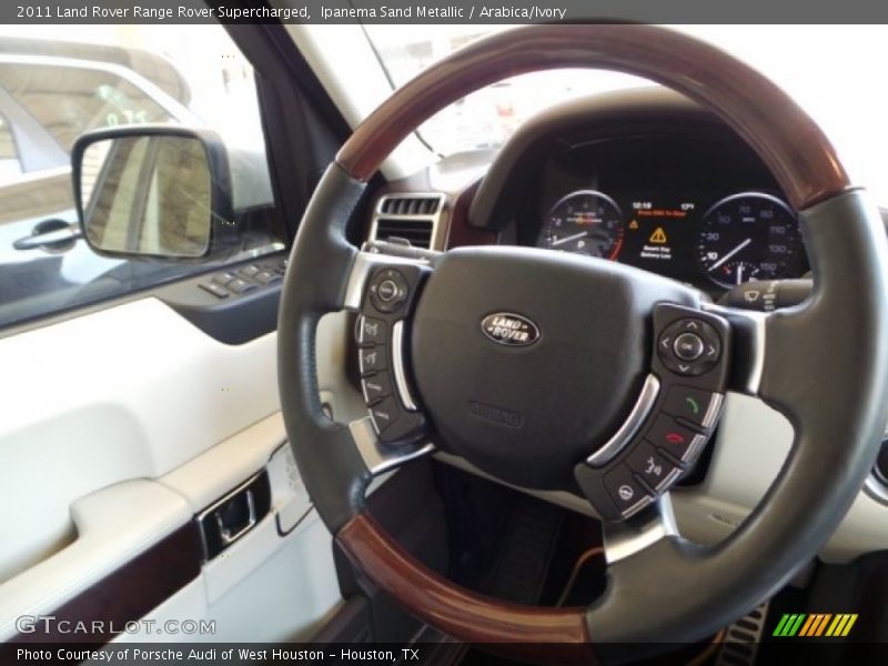 Ipanema Sand Metallic / Arabica/Ivory 2011 Land Rover Range Rover Supercharged